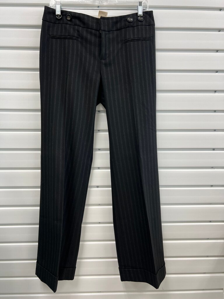 Cartonnier Women's Black Pinstripe Pants