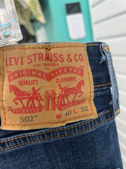 Levi's 502 Taper Men's Medium Wash Jeans 40x32