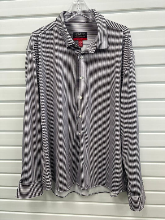Awearness Kenneth Cole Slim Fit Striped Shirt