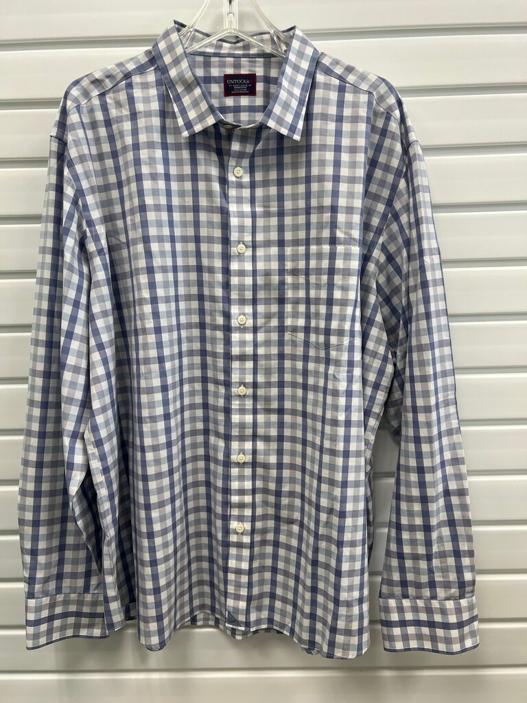 UNTUCKit XXX-Large Wrinkle-Free Checkered Shirt