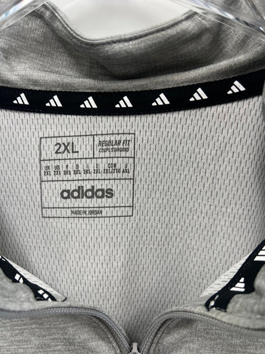 Adidas Men's 2XL Quarter Zip Pullover