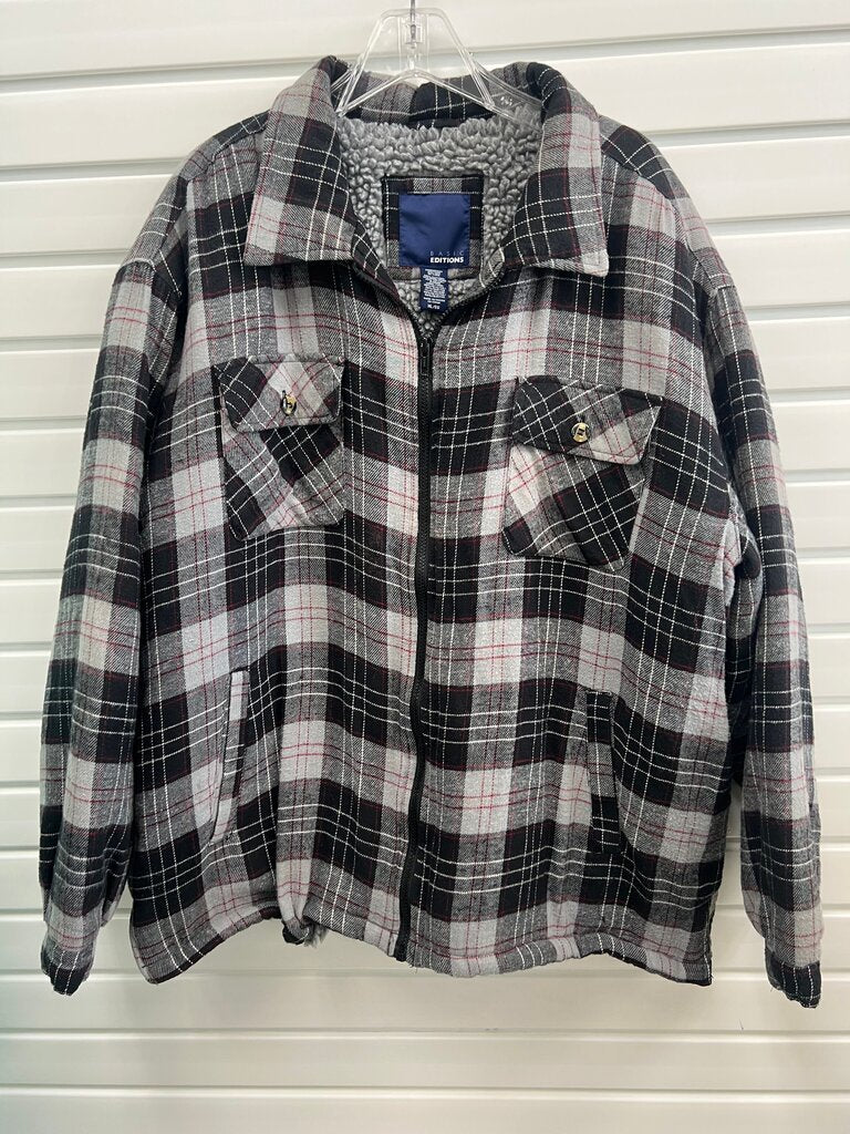 Basic Editions Plaid Flannel Jacket
