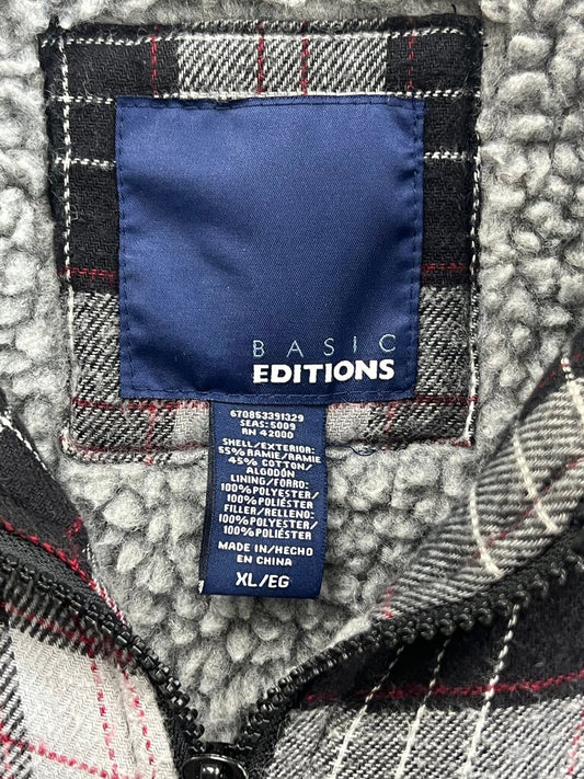Basic Editions Plaid Flannel Jacket