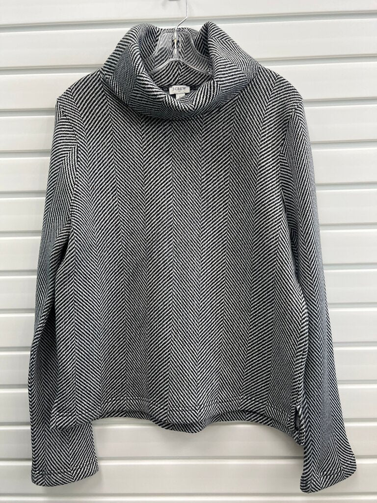 J.Crew Herringbone Cowl Neck Sweater