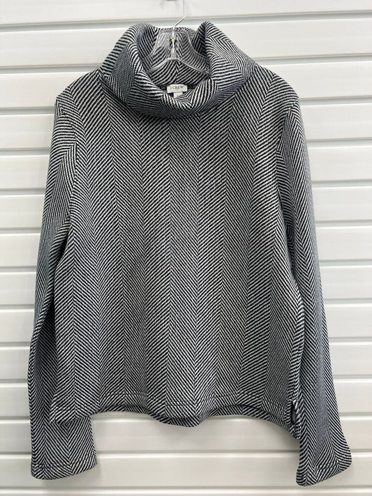 J.Crew Herringbone Cowl Neck Sweater