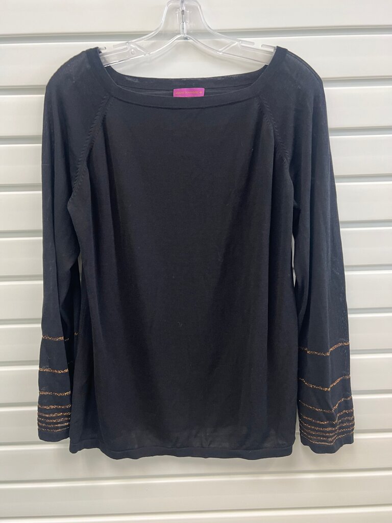dolfo Dominguez Black Knit Sweater Copper Cuffs