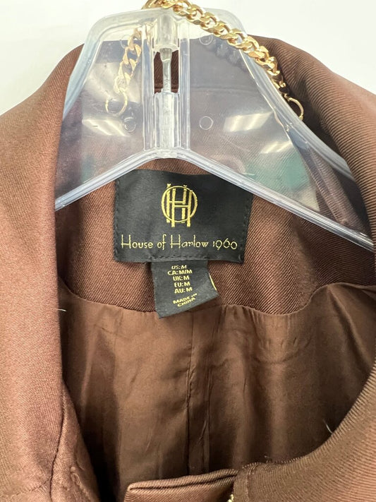 House of Harlow 1960 Brown Long Coat