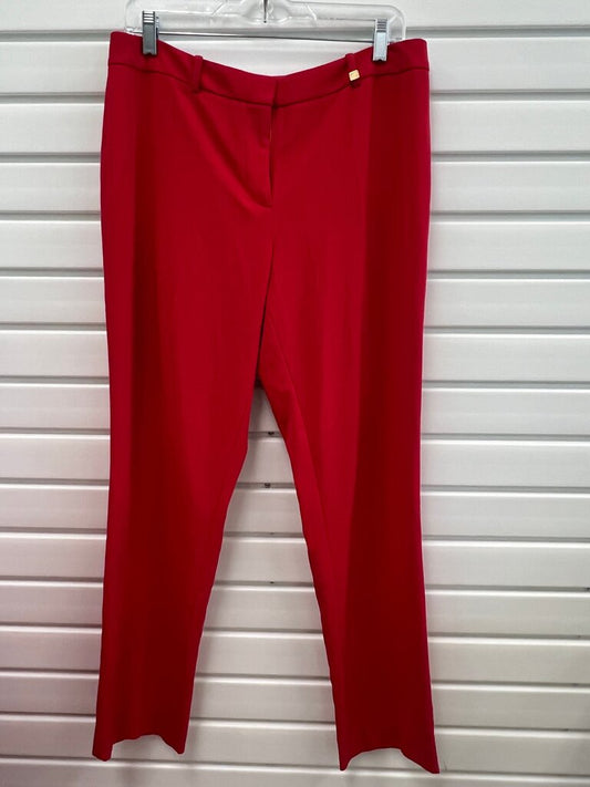 Calvin Klein Women's Red Dress Pants