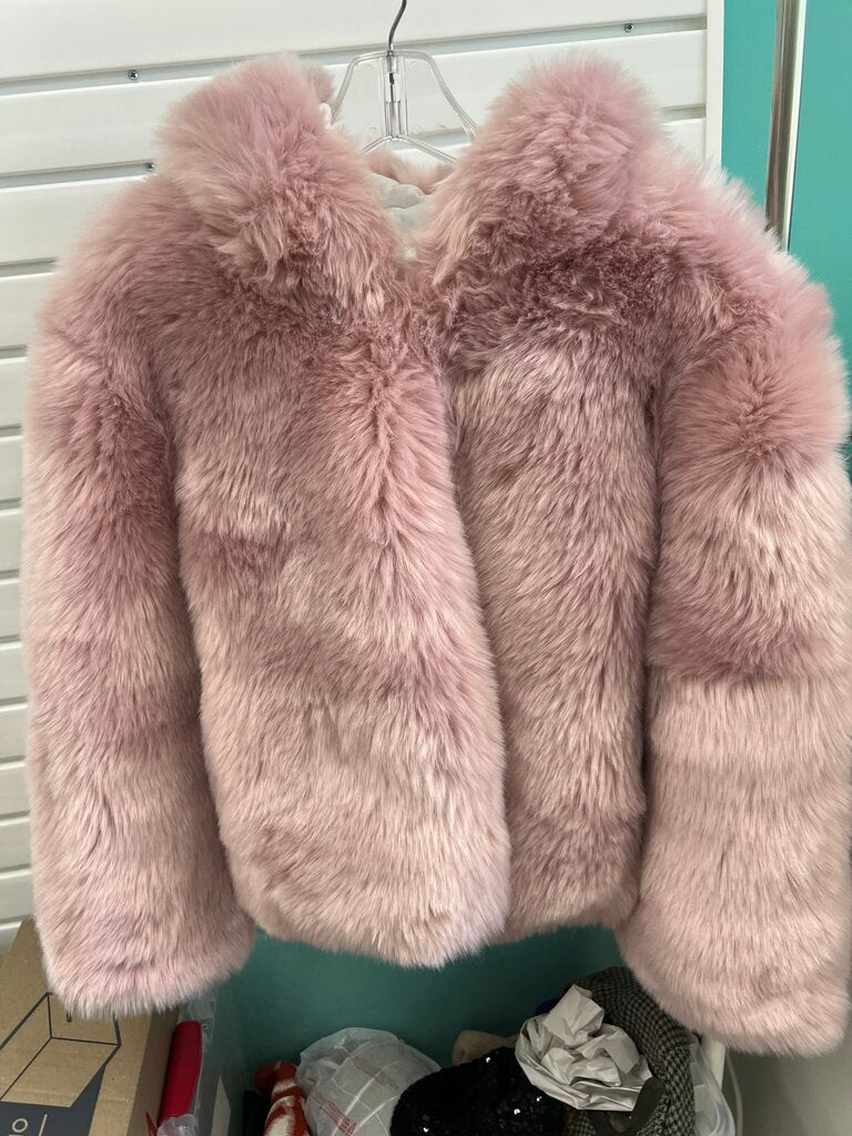 Faux Fur Pink Jacket XL