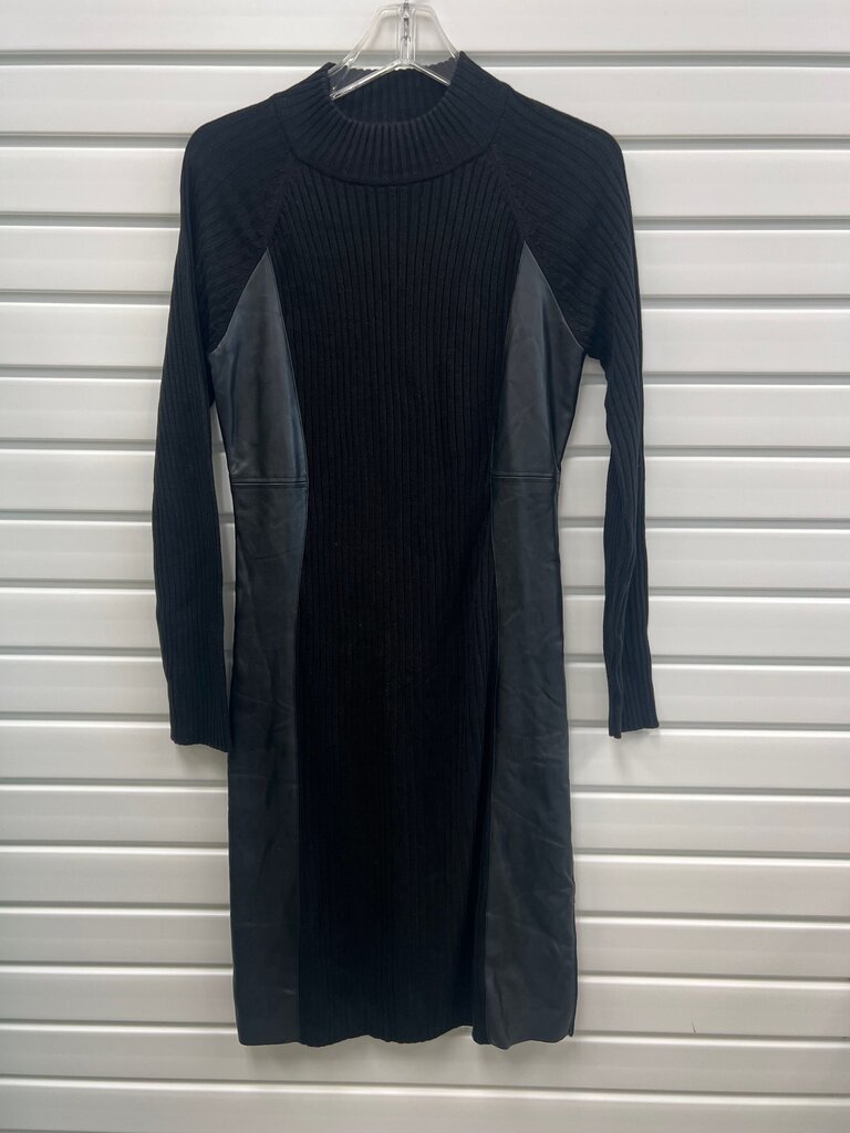 Calvin Klein Black Ribbed Dress