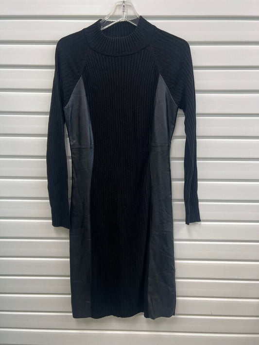 Calvin Klein Black Ribbed Dress