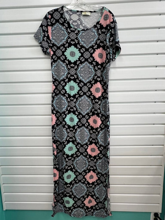 Bobbie Brooks Women's L Print Maxi Dress