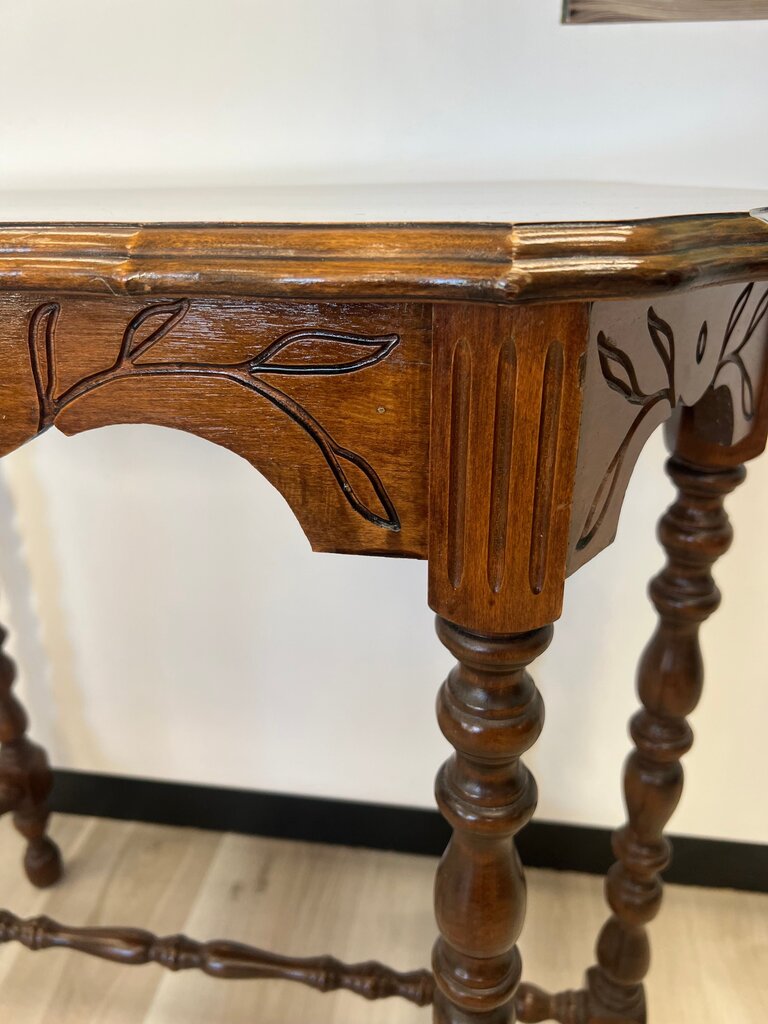 Antique Jacobean Six-Leg Parlor Table
