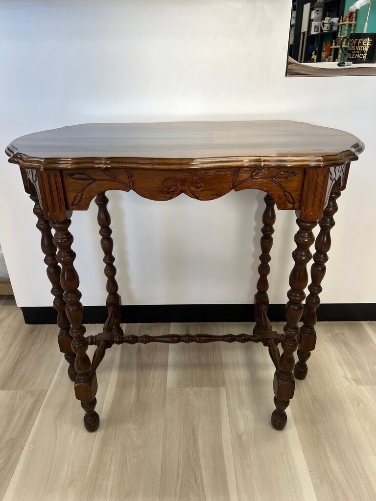 Antique Jacobean Six-Leg Parlor Table
