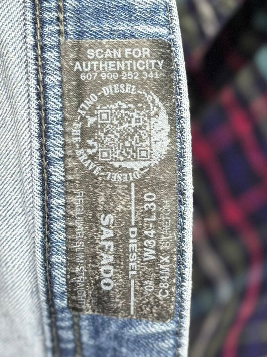 Diesel Safado Slim Straight Jeans