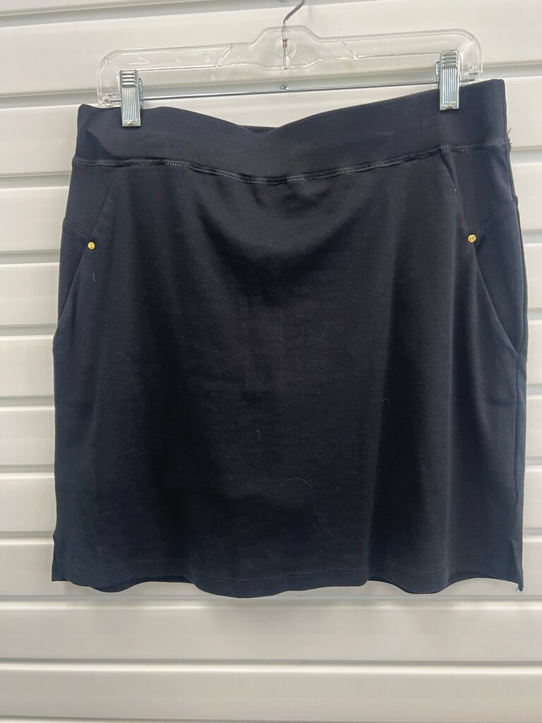 Jones New York Signature Black Pull-On Skort L