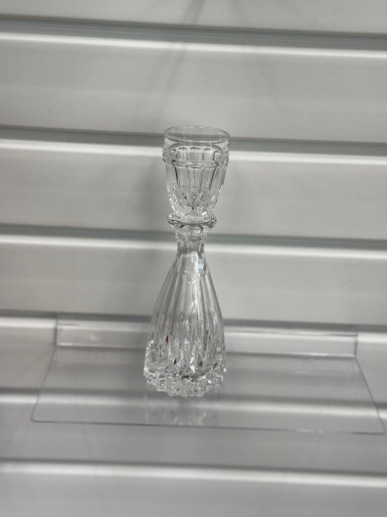 Czech Crystal Mouthwash / Bedside Carafe with Tumbler Cup
