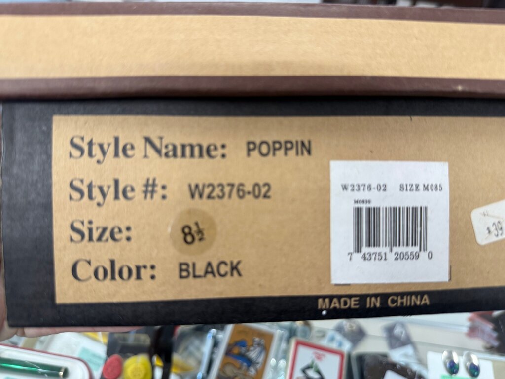 Sporto Poppin Black Ankle Boots
