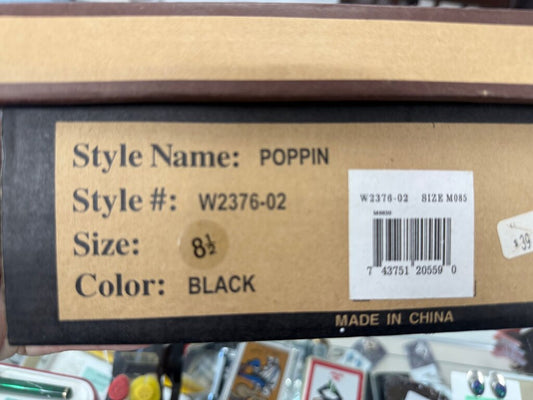 Sporto Poppin Black Ankle Boots