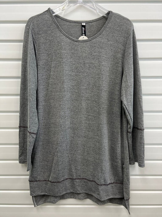 Dita D Women's Long Sleeve Grey Top