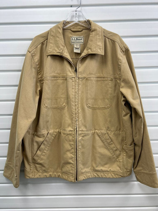 L.L.Bean Canvas Work Jacket, Full Zip, Utility Pockets