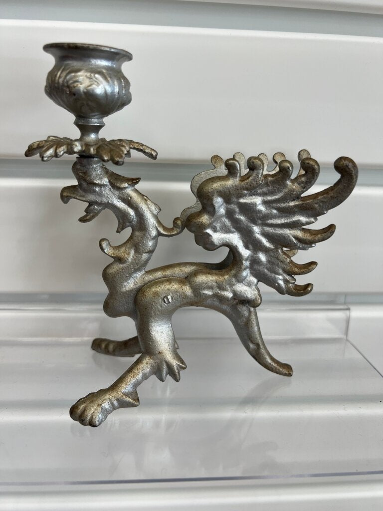 Metal Dragon Candle Holder