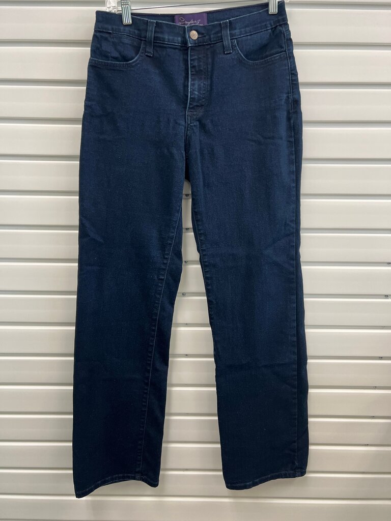 NYDJ Straight Leg Jeans, Dark Rinse