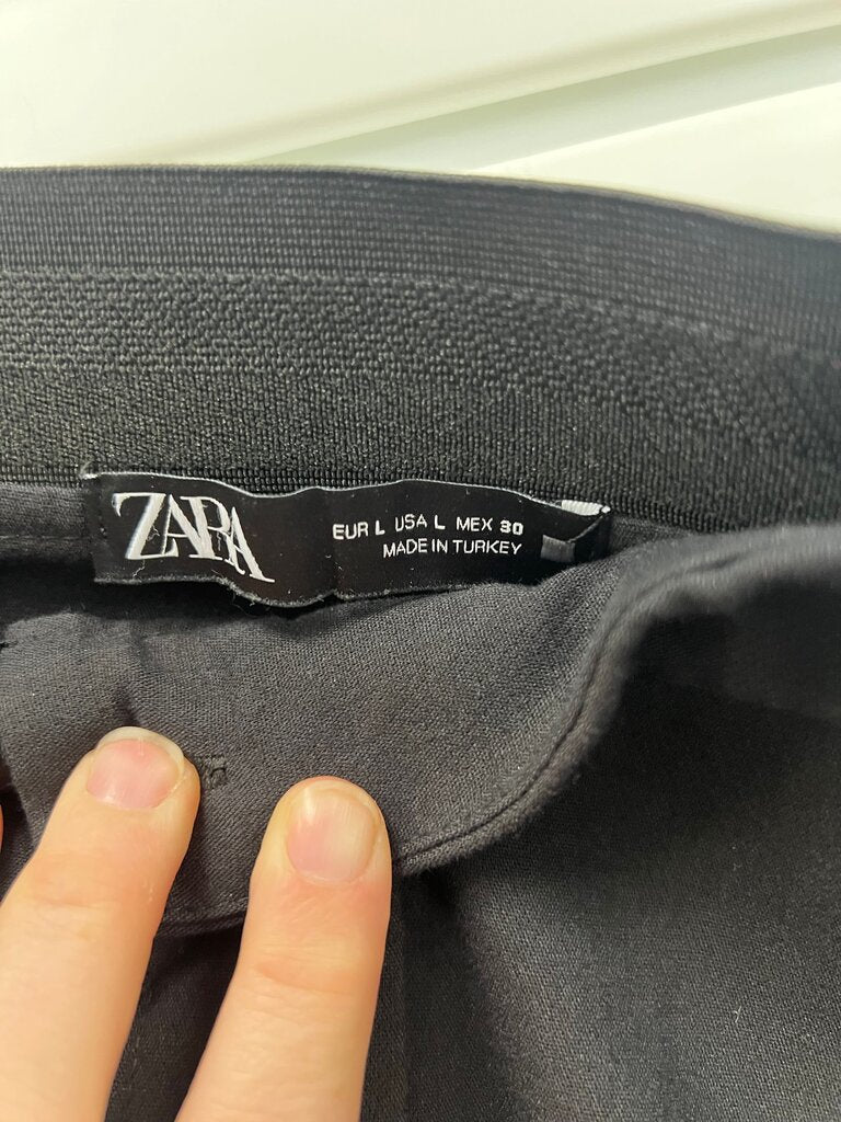Zara Slim Ankle Trousers, Elastic Back Waist