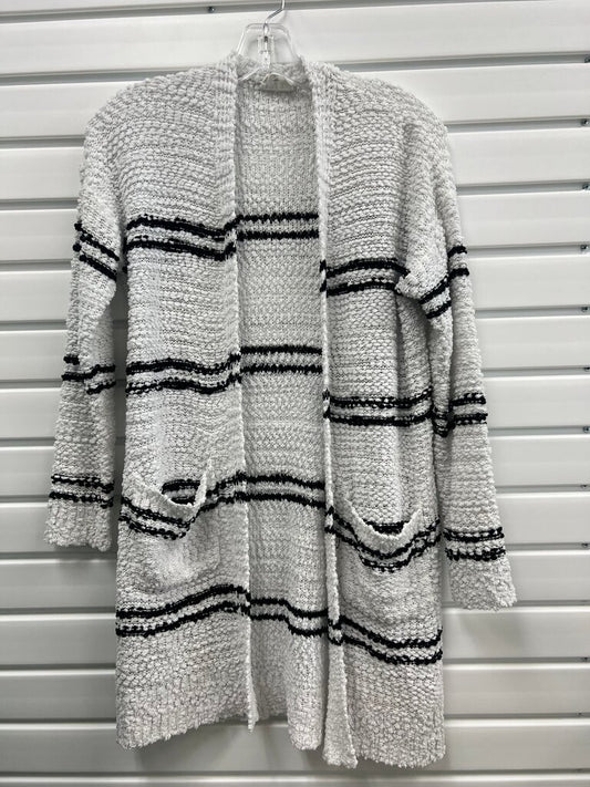 Sienna Sky Popcorn Knit Striped Cardigan