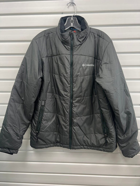Columbia Interchange Omni-Heat Insulated Puffer Jacket – Charcoal Gray Zip-In Liner, Omni-Shield Water Repellent – Size M