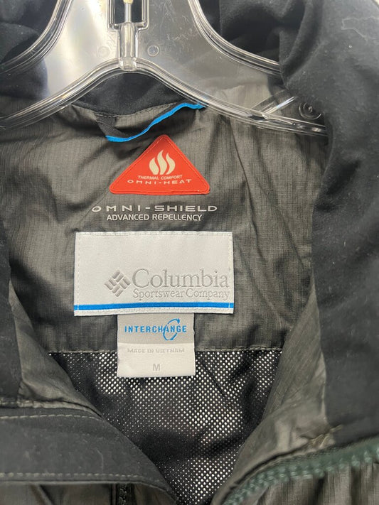 Columbia Interchange Omni-Heat Insulated Puffer Jacket – Charcoal Gray Zip-In Liner, Omni-Shield Water Repellent – Size M