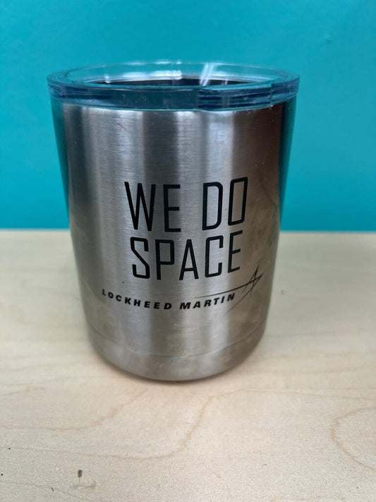 YETI Rambler 10 oz Lowball Stainless Steel Tumbler “We Do Space” Logo, Insulated with Lid – New