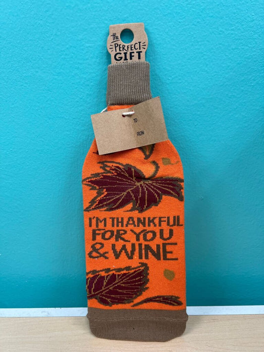 Thankful Wine Gift Bottle Sweater