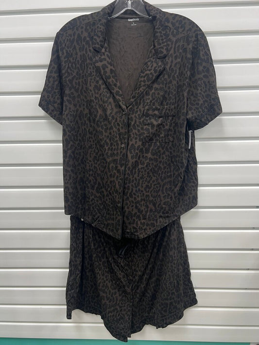 GapBody Women's Leopard Print Pajama Set NWT