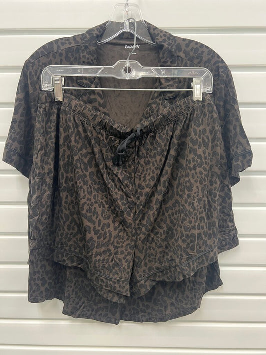 GapBody Women's Leopard Print Pajama Set NWT