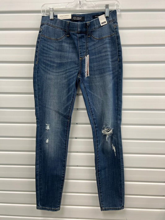 Judy Blue Pull On Skinny Jeans Distressed Mid Rise 5/27 NWT