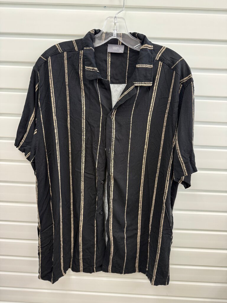 Striped Button-Up Shirt