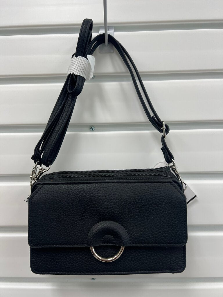 Bueno Collection Black RFID Blocking Crossbody Bag NWT