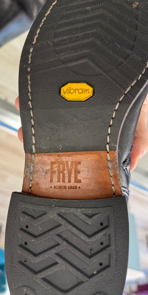 Frye John Addison Inside Zip Engineer Boot, style 86183, Size 12D.