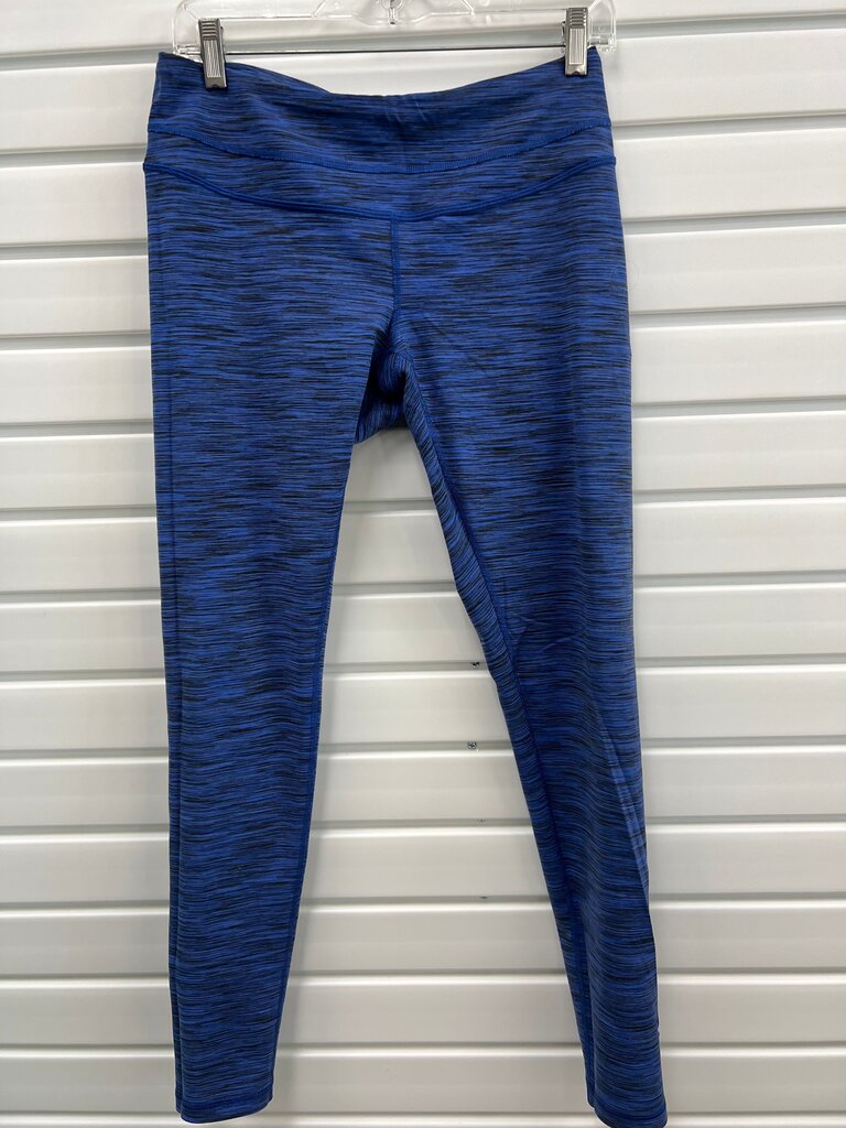 Lucy Blue Space Dye Athletic Leggings Size L